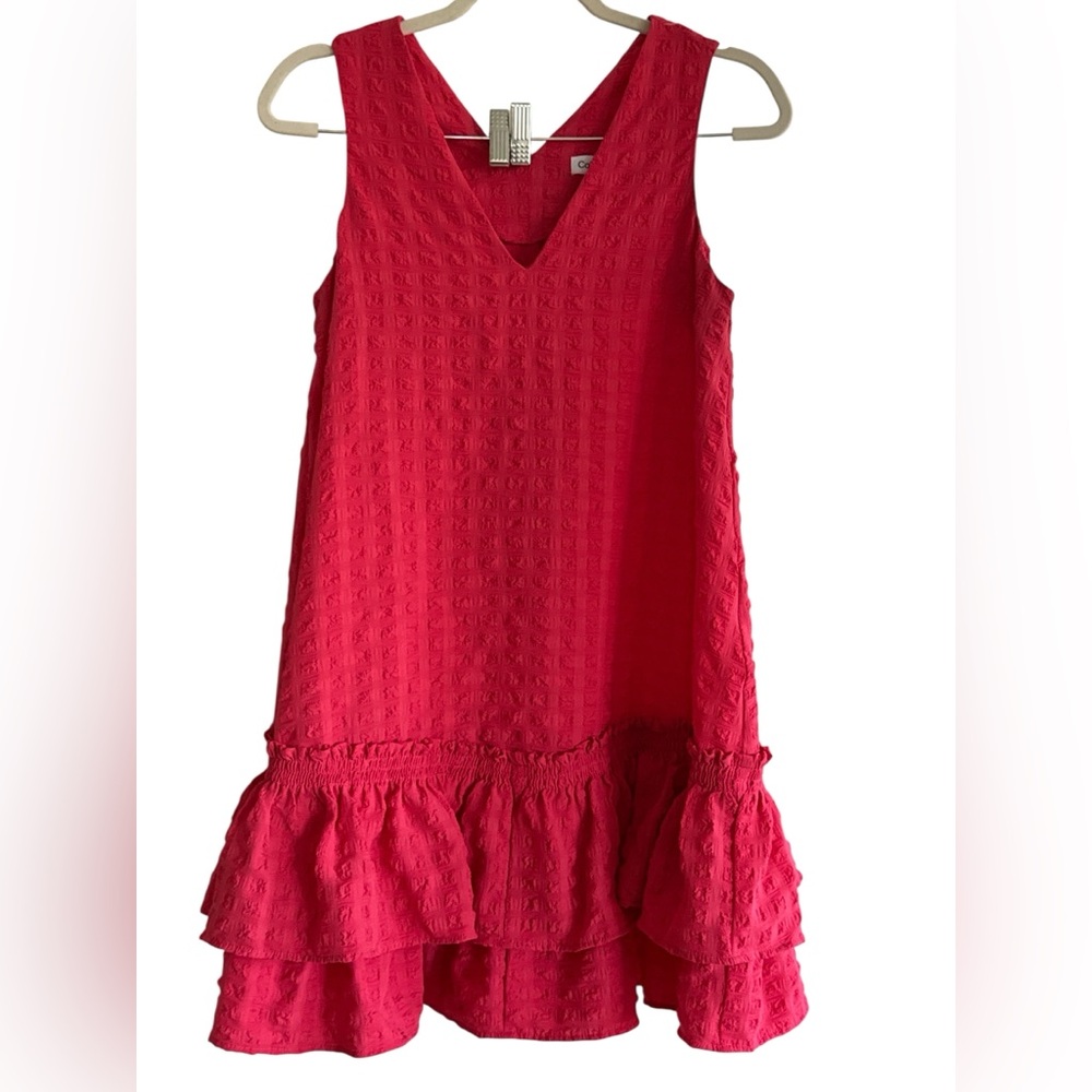 Calvin Klein Vibrant Pink Textured Dress